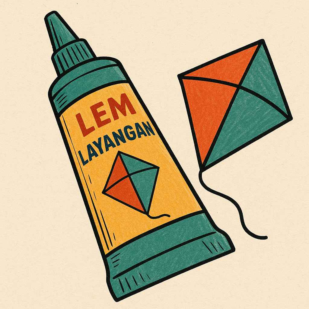 Lem Layangan Bisa Pakai Super Glue dari RJ London